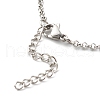 304 Stainless Steel Chain Bracelet Makings AJEW-JB00994-4
