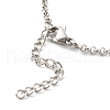 Tarnish Resistant 304 Stainless Steel Chain Bracelet Makings AJEW-JB00994-4