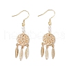 Brass Dangle Earrings for Women EJEW-E269-01LG-1