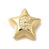 Rack Plating Brass Micro Pave Cubic Zirconia Pendants KK-I722-05G-G-1