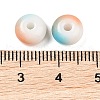 Opaque Spray Painted Glass Beads X1-GLAA-G118-01M-3