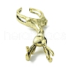 Deer Alloy Cigarette Holder Ring RJEW-K275-28AB-2