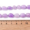 Natural Dyed Malaysia Jade Tumble Stone Nuggets Beaded Long Necklaces for Women NJEW-F340-A03-5