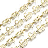 Valentine's Day Brass Heart Link Chains CHC-N018-045-4