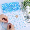 SOFPLATE 800Pcs 2 Styles Eco-Friendly Transparent Acrylic Beads TACR-SP0001-01D-3