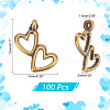  100Pcs Tibetan Style Alloy Pendants TIBEP-PH0001-68-2