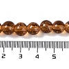Handmade Gold Sand Lampwork Beads LAMP-Z009-01G-5