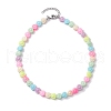 Acrylic Beaded Kids Necklaces NJEW-JN04708-01-4