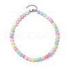 Acrylic Beaded Kids Necklace NJEW-JN04708-01-4