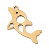 201 Stainless Steel Pendants STAS-Q341-17G-2