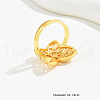Gold Plated European Style Wheat Lucky Ring Hollow Wedding Jewelry. JC5575-5