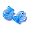 Handmade Foil Lampwork Fish Beads FOIL-Z001-01D-2