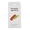 MIYUKI Seed Beads Dango Oyster Brooch Making Kits DIY-H165-04E-2