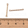 Ion Plating(IP) 304 Stainless Steel Connector Charms STAS-Q323-02B-RG-3