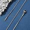 Tarnish Resistant 304 Stainless Steel Snake Chain Necklaces NJEW-F112-39-1