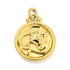 304 Stainless Steel Pendants Rhinestone Settings STAS-O009-01C-G-1
