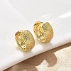 Brass Hoop Earrings EJEW-F359-10G-03-1
