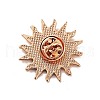 Alloy Brooches JEWB-K021-04A-RG-2