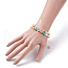 Handmade Polymer Clay Beads Bracelets Set BJEW-TA00043-01-3