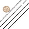 Natural Black Spinel Beads Strands G-PH0034-13-5