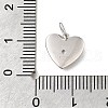 925 Sterling Silver Micro Pave Clear Cubic Zirconia Charms STER-V001-01P-12-3