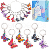 Alloy Enamel Pendant Decorations HJEW-SC00050-1