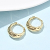 304 Stainless Steel Hammered Hoop Earrings for Women EJEW-U060-01B-G-2