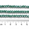 Electroplate Opaque Glass Beads Strands EGLA-A035-P4mm-A13-4