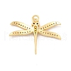 Brass Micro Pave Cubic Zirconia Pendants KK-H441-17G-2