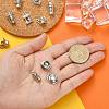50Pcs 10 Styles Tibetan Style Alloy Charms TIBEP-CJ0002-38-4