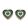 Alloy Enamel Pendants ENAM-N054-93LG-3
