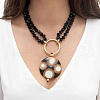 Craftdady 16 Strands 8 Colors Electroplate Transparent Glass Beads Strands EGLA-CD0001-04-11