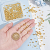 Unicraftale 500Pcs 5 Styles Rack Plating Brass Spacer Beads FIND-UN0004-38A-3