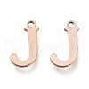 PVD Vacuum Plating  304 Stainless Steel Charms STAS-H112-J-RG-1