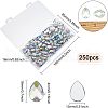 Fingerinspire Flat Back Imitation Taiwan Acrylic Rhinestone Cabochons GACR-FG0001-04-2