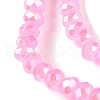 Baking Electroplate Glass Beads Strands X-DGLA-A039-J2MM-B09-3