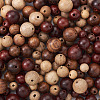 Natural Wood Beads WOOD-TA0002-42-5
