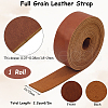 2M Flat AB Grade Cowhide Leather Cord AJEW-WH0479-73E-02-2