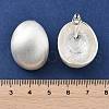 Brass Stud Earrings for Women EJEW-U055-10S-3