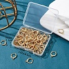 CREATCABIN 50 Pairs Brass Huggie Hoop Earring Findings KK-CN0001-87-7
