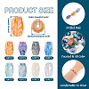 Craftdady 80Pcs 8 Colors Transparent Electroplate Glass Beads EGLA-CD0001-10-12
