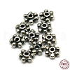 925 Sterling Silver Daisy Spacer Beads STER-A010-167-3