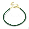 Polyester Cord Braided Bracelet Makings MAK-Z003-01G-21-1