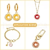 30Pcs Alloy Enamel Charms ENAM-CJ0005-56-6
