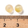 Frosted Transparent Acrylic Beads OACR-F013-12I-3