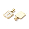 Ion Plating(IP) 304 Stainless Steel Pave Shell Pendants STAS-G327-01G-T-2