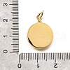 304 Stainless Steel Pave Natural African Jade Sun Pendant Decorations STAS-H202-25G-3