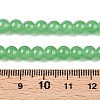 Baking Painted Imitation Jade Glass Round Bead Strands DGLA-Q021-6mm-10-A-4
