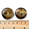 Natural Tiger Eye Carved Pendants G-H007-06A-3