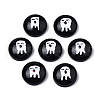 Halloween Opaque Resin Enamel Cabochons CRES-N031-013-2